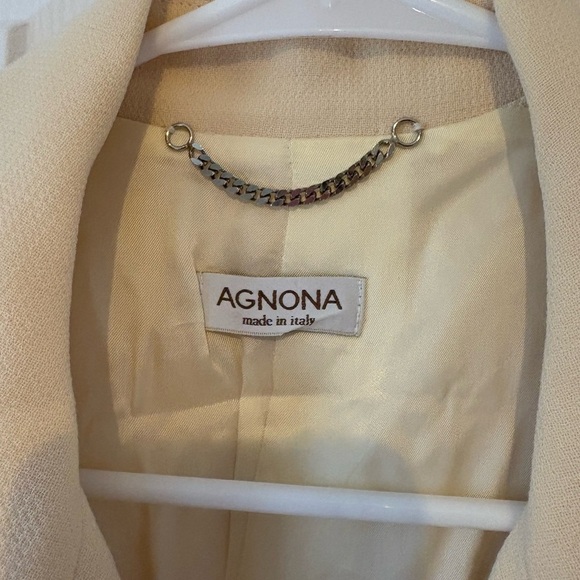 AGNONA Women’s Wool Blazer Single Button Size 46/XL - Picture 4 of 8